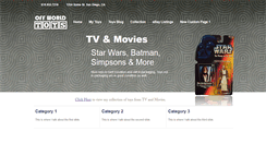 Desktop Screenshot of offworldtoys.com